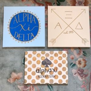 Alpha Xi Delta AXID Painted Canvas Bundle